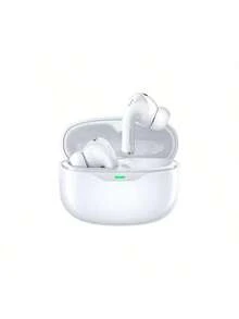 REMAX CozyPods W26N Earbuds With 42-Hour Battery Life, Deep Noise Cancellation, Crystal-Clear Voice Transmission, Ultra-Low Latency In Gaming Mode, And Moonlight White. - Bright Moon White - View 1