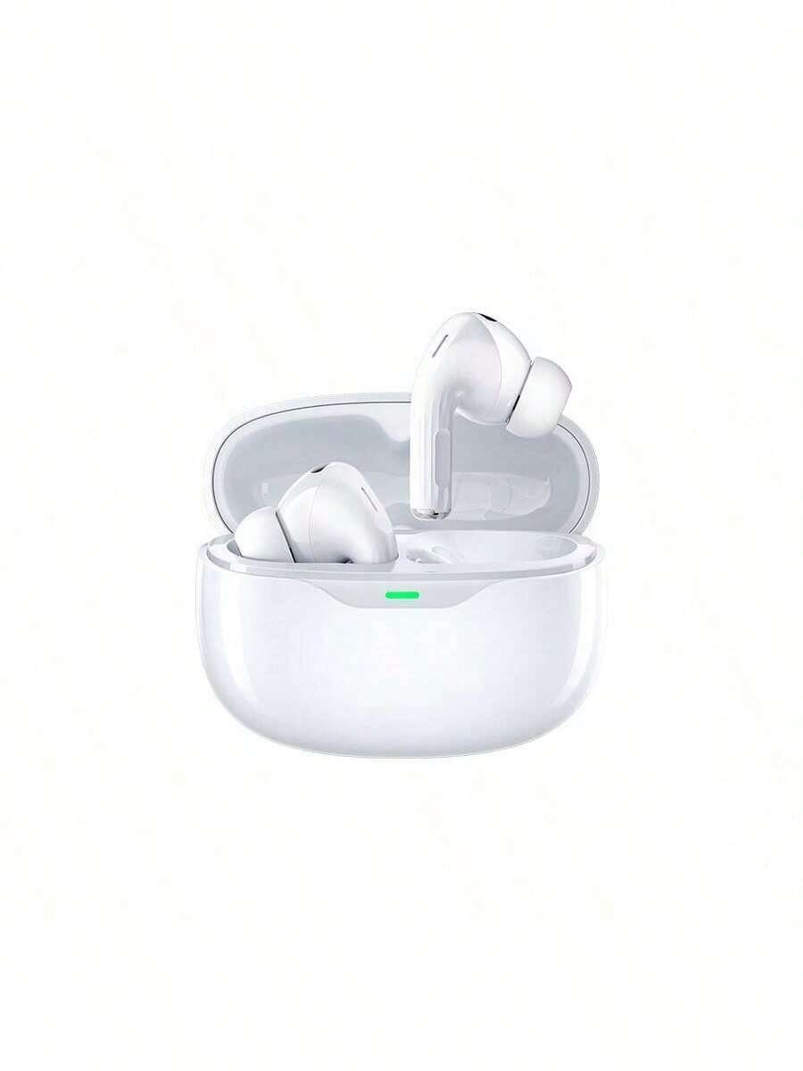 REMAX CozyPods W26N Earbuds With 42-Hour Battery Life, Deep Noise Cancellation, Crystal-Clear Voice Transmission, Ultra-Low Latency In Gaming Mode, And Moonlight White. - Bright Moon White - View 1