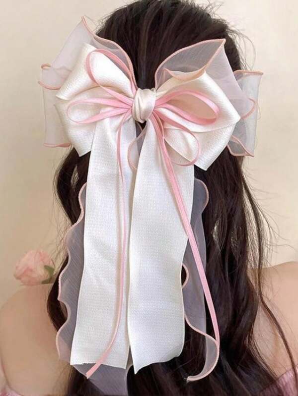 مشبك شعر بشكل عقدة الفراشة طويل على الطراز الباليه، أنيق وجذاب، مناسب للرقص اليومي والحياة اليومية والارتداء أثناء السفر. مشبك شعر يومي، بطراز أكاديمي، أنيق، عقدة الفراشة، اكسسوارات شعر للنساء، دبوس شعر، صيفي، عطلة