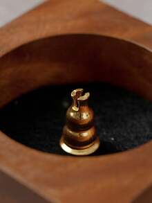 1pc Solid Walnut Wood Incense Burner - Dragon & Phoenix Lid Walnut Wood Zen Tea Ceremony Incense Burner Home Decor Chinese Style Indoor Agarwood Incense Stick Holder With Perforated Lid - Multicolor - View 11