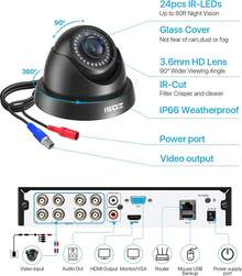 ZOSI 8CH 3K Lite H.265+ Security Camera System, 8pcs Wired 1080P Outdoor Indoor Weatherproof Dome Cameras, AI Human Vehicle Detection, 80ft Night Vision, 8 Channel CCTV DVR With NO Hard Drive - Xem 11