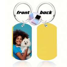 Customized Memorial Badge, Personalized Metal Keychain, Engraved Photo Necklace, Fashionable Pendant, Exquisite Customized Gift, Holiday Commemorative Items,Festive Calendar - Multicolor - View 28