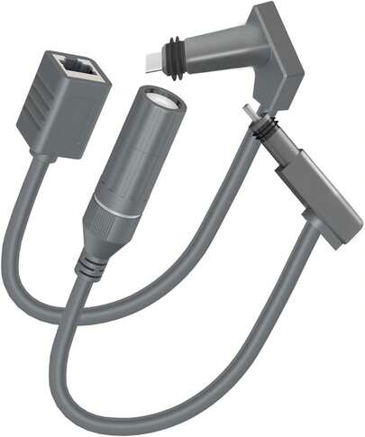 Conector De Extensión De Cable Para El Adaptador Starlink Spx A Rj45, Antenas Y Routers Accesorios Para Starlink, Adaptador Spx A Rj45 De Goma Y Cobre De 24 Awg Y Un Solo Núcleo Para Starlink Gen 2