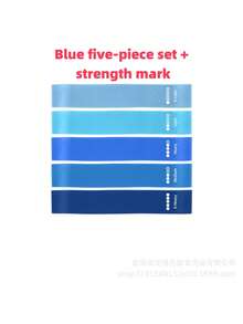 7-Piece Yoga Fitness Training Set For Gym And Home Use, Including 2 Core Slides And 5 Resistance Bands ,Christmas - Multicolor - View 11