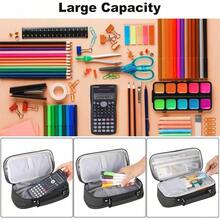 Roll-Up Pencil Bags - Black - View 4