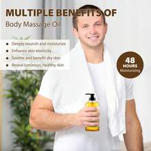 PHATOIL 260毫升身体按摩油，舒缓身心，助您放松休息——香草遐想、活力能量、柚子旋律、灵魂遐想、大地气息、丝绒甘露、双重呵护（头发和肌肤）、空灵宁静、永恒面纱、舒缓油 8.8液体盎司 - 多樣化香型 - 查看 3