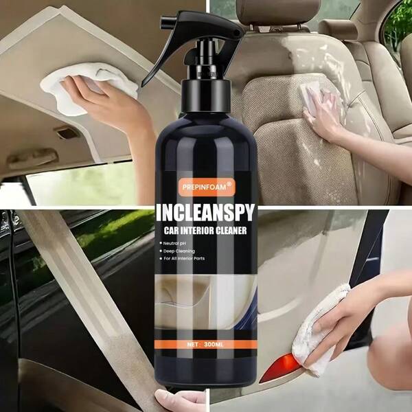 PREPINFOAM-P106 Multi-Purpose Car Interior Cleaner - Highly Effective Cleaning, Decontamination And Maintenance For Car Interior