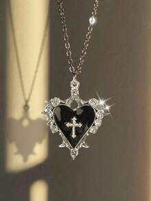 Anillo y collar de forma geométrica elegante, único y exquisito de estilo retro de moda como regalo para boda, Navidad, aniversario, vacaciones en la playa u Halloween