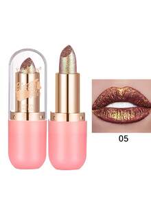 1pc 3-In-1 Color Changing Pearlescent Multifunctional Makeup Stick - Lipstick, Blush, Highlighter, Infused With Iridescent Rainbow Pearl And Mermaid-Like Radiant Glow, Essential For Parties And Dates - Nhiều màu - Xem 13