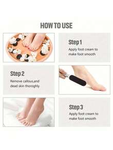 1 pieza Removedor de callosidades con 10 almohadillas de repuesto, herramienta profesional de cuidado de los pies de acero inoxidable, conjunto removedor de callosidades y raspador de piel muerta de los pies - Hace que los pies se vean suaves en segundos