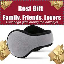 Multi-Color Unisex Foldable Sherpa/Winter Ear Muffs, Warm Ear Warmers Thickened Earmuffs, Men & Women Ear Protector, Adult Fleece Ear Muffs - Multicolor - View 11