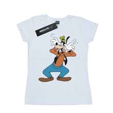 Disney Womens/Ladies Goofy Crazy Cotton TShirt (White) - White - View 2