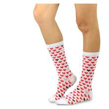 Love Valentine Socks Women 9-11 - TeeHee Novelty Crew Socks - Cotton Half Cushion - Cute Valentine's Day Gifts For Her - Comfortable Everyday Wear - 如圖685 - 查看 5