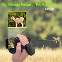 高清 1080P LED 红外夜视单筒望远镜 - 非常适合户外运动爱好者、猎人和冒险家：电池供电的数字设备，适用于狩猎、夜间监视和探索、狩猎装备、便携式光学设备、精密工程、远距离观看、冒险爱好者