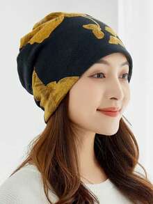 多功能颈部保暖器、女士冬季围脖、双面围巾、扭纹头带、拉法帽 - 彩色 - 查看 16