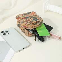 1 túi đựng băng vệ sinh, ví đựng chìa khóa và tiền xu đa năng, túi đựng tai nghe và đồ trang điểm dung tích lớn, tiện dụng cho sử dụng hàng ngày. - Nhiều màu - Xem 5