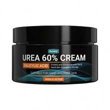 尿素霜 60% 适用于足部 + 2% 水杨酸，万圣节圣诞派对礼物，含荷荷巴油和茶树尿素霜，尿素足霜适用于粗糙、厚实、干燥、皲裂的皮肤，软化和滋润皮肤，适用于足部、膝盖、手部，保护和滋润您的足部和手部皮肤 - 200ml - 黑色 - 查看 9