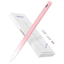 90mAh Capacity Stylus Pen With Anti-Mistouch And Tilt Sensing Features, Compatible With IPad 10 (10.9-Inch, 2022), Air 4/5/6/M4, IPad A16 (11-Inch, 2025), IPad Air 11/13-Inch (M3/M2), IPad Pro 11/12.9-Inch - Gradient Pink - Baby Pink - View 10
