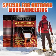 22 piezas/paquete - Calentadores de mano desechables, tamaño grande con adhesivo, adecuados para esquí al aire libre, campamento de invierno en clima frío, almohadillas de calentamiento activadas por aire