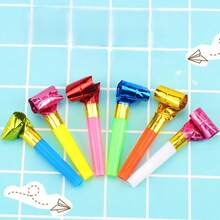 100pcs Random Color Dragon Whistle, Birthday Party Favor, Long Nose Whistle, Wedding Cheering Prop (Slight Defect) - Multicolor - View 15