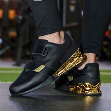 Deadlift Shoes Men, Professional Non-Slip Squat Shoes For Powerlifting, Stable Lifting Training Sneakers With Rubber Sole