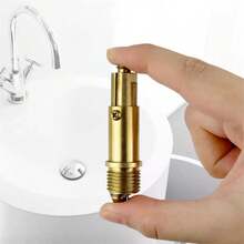 2PCS M8 Brass Basin Sink Bath Replacement Waste Easy Pop Up Click Clack Plug - Gold - View 8