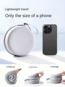 [2025 New] U-Shaped Memory Foam Neck Pillow With Storage Box, Portable Travel Nap Pillow, Slow Rebound Neck Pillow, Office Siesta Essential, Airplane Travel Cervical Pillow, Removable & Washable, With Storage Bag, Neck Support