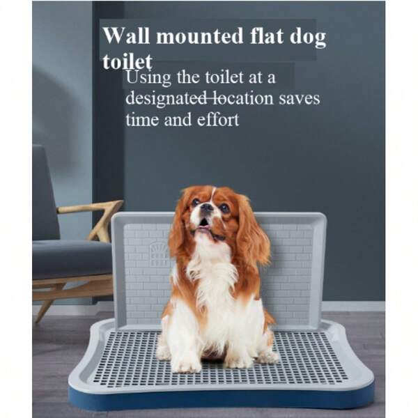 1pc Cat Litter Box, Pet Dog Toilet, Dog Toilet, Pet Toilet, Urine Basin, Urine Tray, Sand Basin, Medium, Large, Small, Dog Designated Defecation Basin, Suitable For Pet Defecation, Pet Toilet Supplies