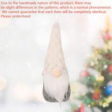 10pcs Set Of Handmade Christmas Tree Ornaments - Scandinavian Santa Elf Gnomes, Fabric Hanging Decorations For Holiday Home & Outdoor Festive Display Festive Christmas Gnome Ornaments Set - Classic Holiday Tree Decorations With Foliage, Red & White Checkered Bunting, And Festive Accents For Holiday & New Year Home Decor, Gnome Christmas Decorations Christmas Decoration Dwarf Small Pendant Knitted Hat Faceless Doll Pendant