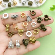 100 颗/包 混色吊坠珠 大孔珠 适用于 DIY 珠宝制作 手链 项链 配件