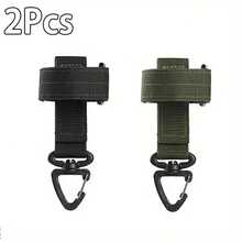 1/2/3 Stück Outdoor Camping Taktischer Gürtel Taktisches Ausrüstungsclip Nylon Schlüsselring Halter Outdoor Wandern Haken Schnalle Militärische Utility Aufhänger Kompatibel