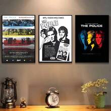 1PC 动漫摇滚乐队海报高清艺术装饰墙画，唯美家居装饰墙画，房间，酒吧，咖啡厅装饰画，艺术墙画图片，家居装饰，卧室装饰，家居装饰，海报非常适合房间装饰，无框 - 彩色 - 查看 1