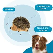 Outward Hound, Hedgehogz Plush Dog Toy, Medium - 毛絨狗刺猬 - 查看 10