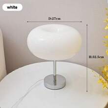 Modern Apple Glass Table Lamp Led Tricolor Light Usb Metal Base Bedside Nightstand Lamp Living Room Bedroom Home Decoration