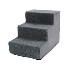 1 件套狗床楼梯，适用于中小型犬和老年犬的宠物坡道，爬上床沙发，宠物角落楼梯