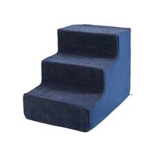 1 件套狗床楼梯，适用于中小型犬和老年犬的宠物坡道，爬上床沙发，宠物角落楼梯