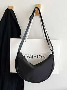 时尚女士单肩包斜挎包 - 大容量手提包托特包，适合上班通勤、大学上课、购物和旅行，宽敞的多功能钱包，内袋可容纳书籍、日常用品，休闲百搭，耐磨耐用，易于清洁，秋冬必备，圣诞节礼物，万圣节，新年礼物 - 黑色 - 查看 10