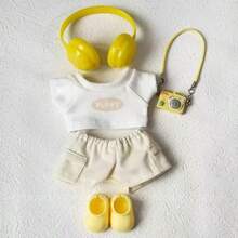 Ubranka dla lalek , świąteczne stroje dla lalek o wzroście 15,01-16,99 cm, urocze akcesoria do lalek Q Edition, interaktywne prezenty, świąteczne stroje dla lalek (lalka nie jest dołączona)