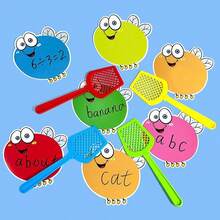Erasable Fly Swatter Cards, Blank Cards, Kindergarten Clapping Games, Montessori Education, DIY Learning Cards, Educational Supplies,Back To School - Multicolor - View 8