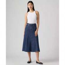 Levi's Women's Fit And Flare High Rise Skirt | - Màu xanh lam - Xem 1