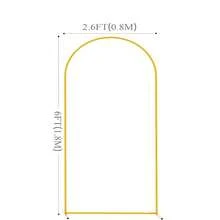 1 set/Ensemble de supports d'arche métallique Arche de mariage dorée Cadre d'arche de ballons pour anniversaire, révélation de sexe, Halloween, Noël, cérémonie d'anniversaire, fournitures de décoration d'arche