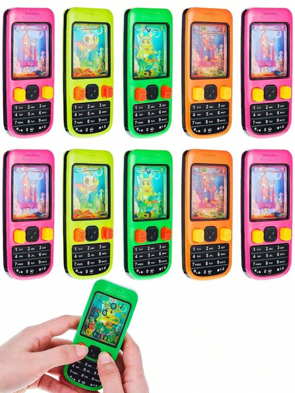 12 Stücke/Handgehaltenes Wasserring-Spiel Partyfavors, Handy-Wasserring-Wurfspiel Geschenktüten-Füllung, Geburtstags-Wettbewerbs-Preis Party Rückgabe Favors, Zufällige Farbe