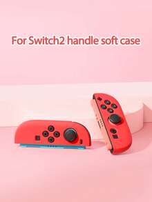 Protective Case For Nintendo Switch 2, TPU Soft Shell Transparent Powder, Protective Case Compatible With Switch 2 Controller, Compatible With Switch NS2 Controller, Joycon 2 Left And Right Handle Protective Case, Various Combinations Available, Switch 2 Gaming Accessories, Game Controller Accessories, Pink, Anti-Fall, Anti-, Anti-Scratch - Multicolor - View 13
