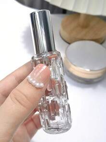 4 piezas de 10ml Botellas de spray vacías transparentes con tapas, contenedores de almacenamiento para cosméticos, perfumes y lociones, herramientas de belleza DIY, fáciles de transportar, adecuadas para viajes y salidas, accesorios de viaje, decoración del hogar y el baño, decoración de otoño, de vuelta a la escuela