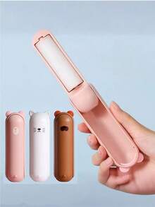 3 piezas Rodillo quitapelusas de colores aleatorios para el hogar, quitapelusas lavable, cepillo rodillo quitapelusas, maravilla para eliminar el cabello, portátil para eliminar pelusas de la ropa