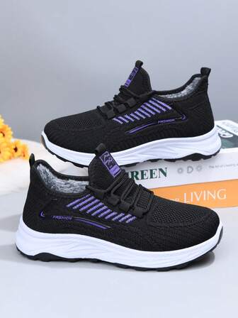 纯色保暖内衬软底防滑轻便舒适耐用一脚蹬冬季妈妈运动靴