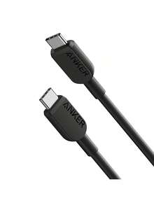 anker A81E USB-C Data Cable, Durable Braided Material, Supports 100W PD Fast Charging, High-Speed Data Transmission, Suitable For Charging A Variety Of Electronic Products, Stable Charging And Transmission Performance, Black - Black - View 2