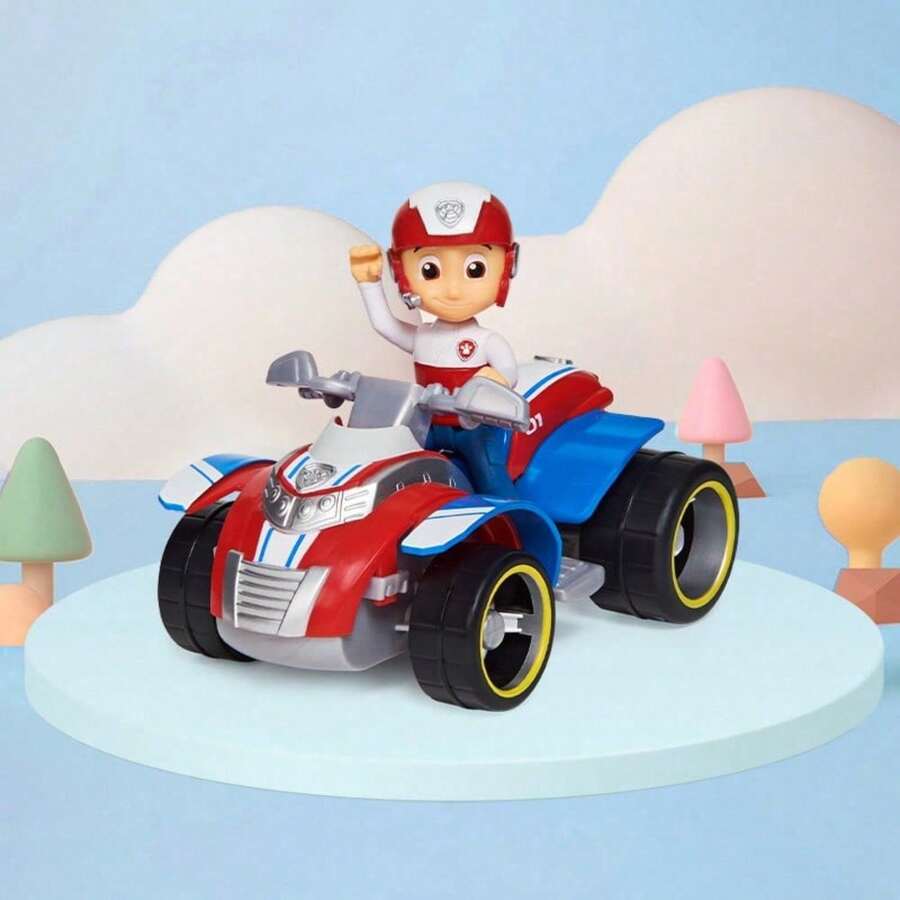 Spin Master Spin Master 10 Rescue Vehicles To Choose From - Including Skye Helicopter, Chase Car, Rubble Bulldozer And More, Officially Licensed Children's Toys, Suitable For 3 Years Old And Above - Patrol Car + Ryder - View 1