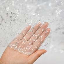 1/2/3 Pieces Set, 70*300cm/27.56*118.11 Inches, Silver Table Runner With Gold Flecks, Glittery Table Runner. Suitable For Christmas, Thanksgiving, Valentine's Day, Wedding Parties, Birthday Parties, Banquets, Bridal Showers, Graduation Parties, Romantic Candlelight Dinners, Studies, Outdoor Areas, And Centerpiece Decorations. - Multicolor - View 8