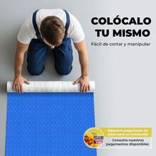 VINILMAX Plastic Flooring - Electric Blue - View 5